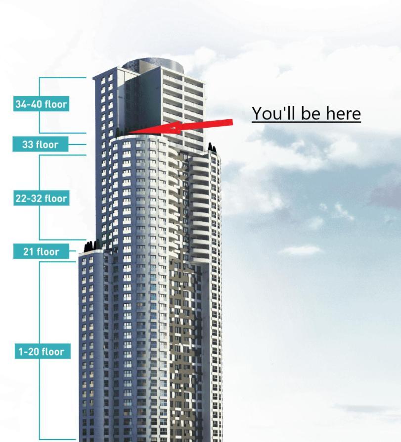 Sunrise Sky Lux Apartment, 33Rd Floor, Pool And Fitness Included Skopje Exterior photo